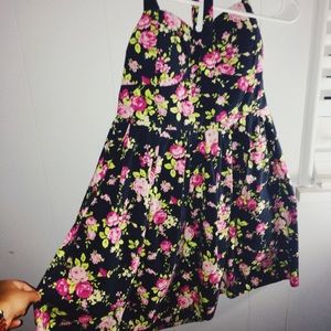 Floral 50s style sun dress